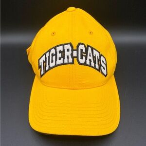 Hamilton Tiger Cats American Needle Official License CFL Hat Cap Yellow Buckle